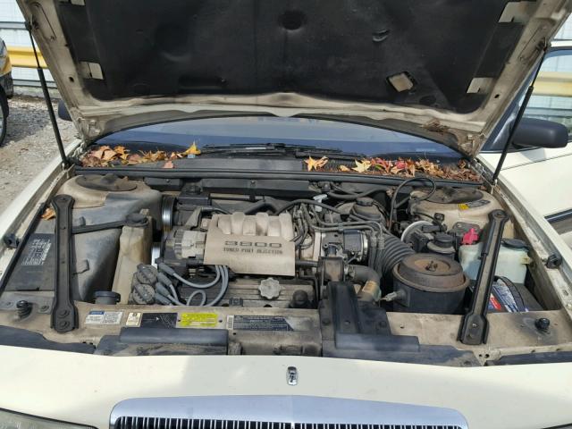 2G4WD14L0M1865338 - 1991 BUICK REGAL CREAM photo 7