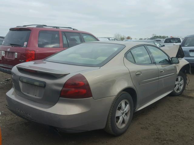 2G2WP552961217447 - 2006 PONTIAC GRAND PRIX BROWN photo 4