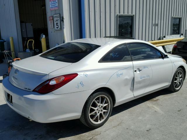 4T1CA38P56U095519 - 2006 TOYOTA CAMRY SOLA WHITE photo 4