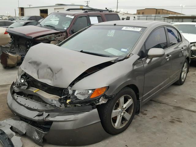 1HGFA16856L088112 - 2006 HONDA CIVIC CHARCOAL photo 2