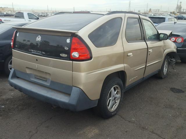 3G7DB03E83S607424 - 2003 PONTIAC AZTEK TAN photo 4