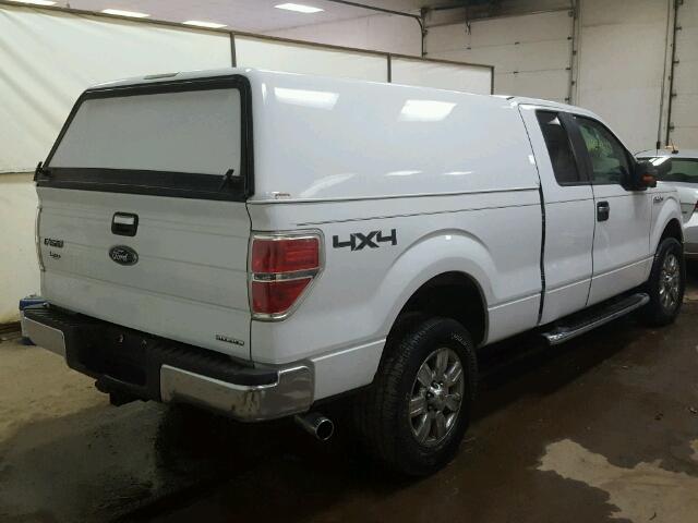 1FTFX1EF6BFB90458 - 2011 FORD F150 SUPER WHITE photo 4