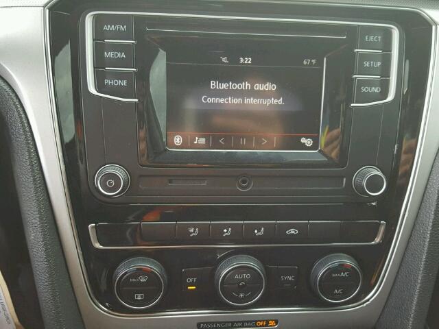 1VWAT7A34GC042352 - 2016 VOLKSWAGEN PASSAT S فحمي صورة 9