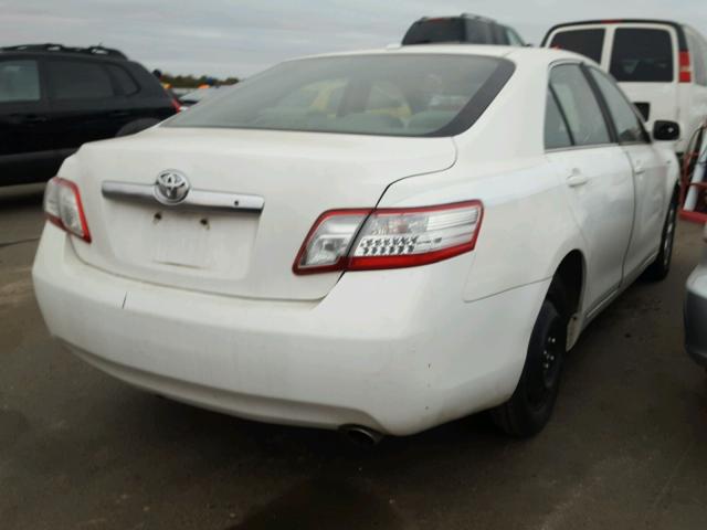 4T1BB3EK1AU112780 - 2010 TOYOTA CAMRY HYBR WHITE photo 4