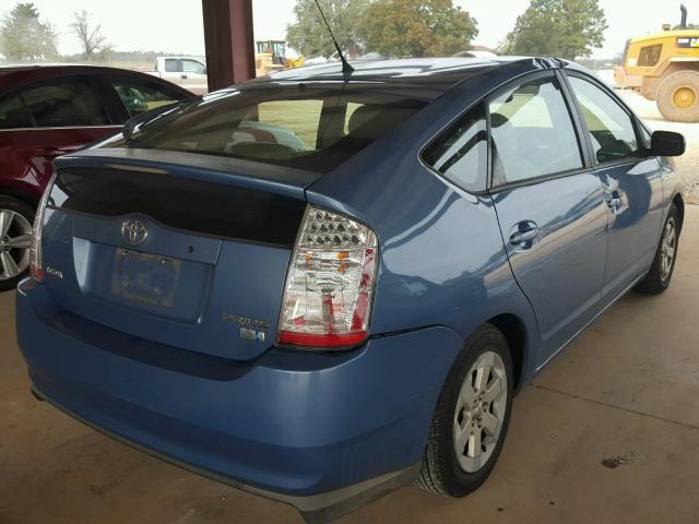 JTDKB20UX87715484 - 2008 TOYOTA PRIUS BLUE photo 4