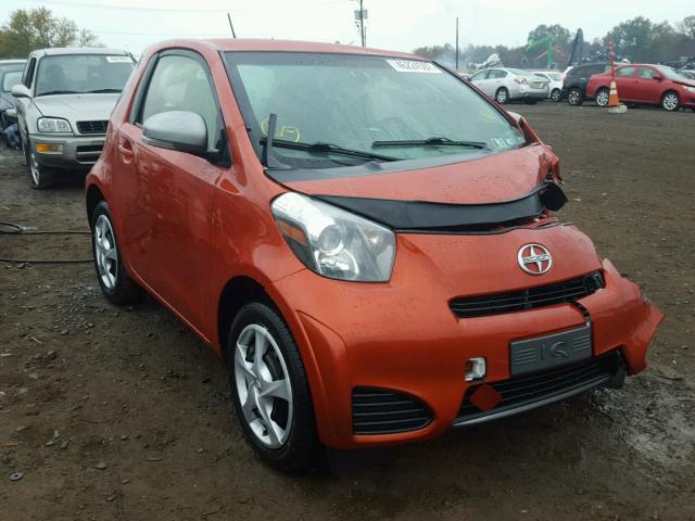 JTNJJXB02EJ027009 - 2014 TOYOTA SCION IQ ORANGE photo 1