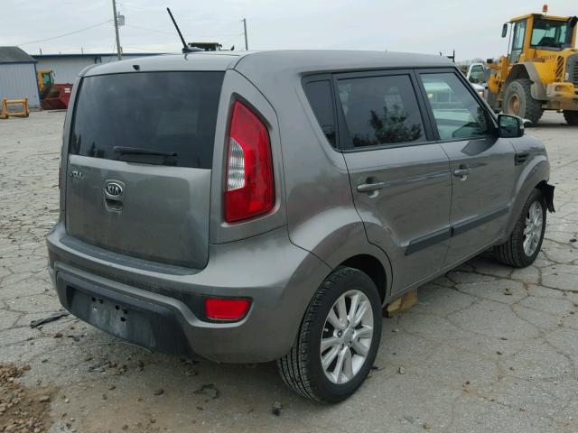 KNDJT2A62C7438038 - 2012 KIA SOUL + GRAY photo 4