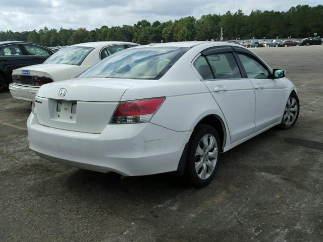 1HGCP26888A044529 - 2008 HONDA ACCORD EXL WHITE photo 4