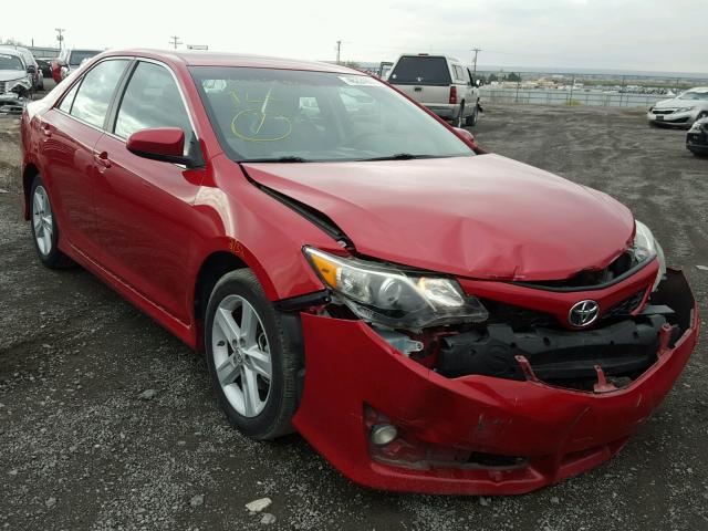 4T1BF1FKXCU608302 - 2012 TOYOTA CAMRY BASE RED photo 1