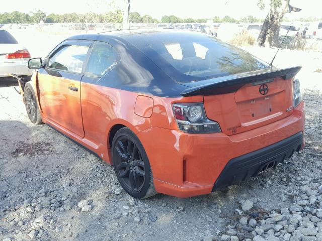 JTKJF5C79FJ008280 - 2015 TOYOTA SCION TC BLACK photo 3