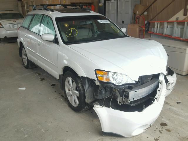 4S4BP62C567338617 - 2006 SUBARU LEGACY OUT WHITE photo 1