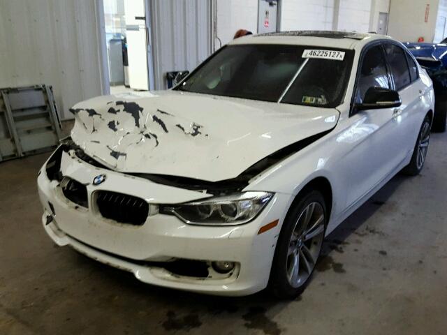 WBA3B3C51EJ978098 - 2014 BMW 328 XI WHITE photo 2