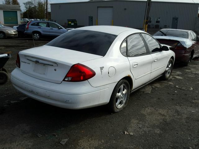 1FAFP55U83G268956 - 2003 FORD TAURUS SES WHITE photo 4