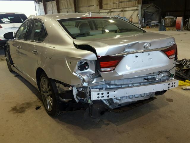 JTHBL5EF9E5130863 - 2014 LEXUS LS 460 SILVER photo 3