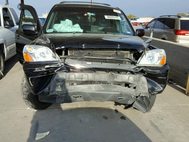 2HKYF18673H596327 - 2003 HONDA PILOT EXL BLACK photo 9