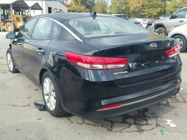 5XXGU4L35HG124517 - 2017 KIA OPTIMA EX BLACK photo 3