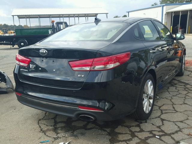 5XXGU4L35HG124517 - 2017 KIA OPTIMA EX BLACK photo 4