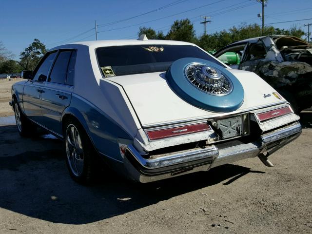 1G6AS6983DE802435 - 1983 CADILLAC SEVILLE TWO TONE photo 3