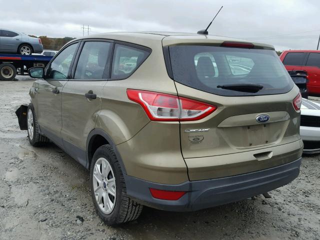 1FMCU0F7XDUD48176 - 2013 FORD ESCAPE S GREEN photo 3