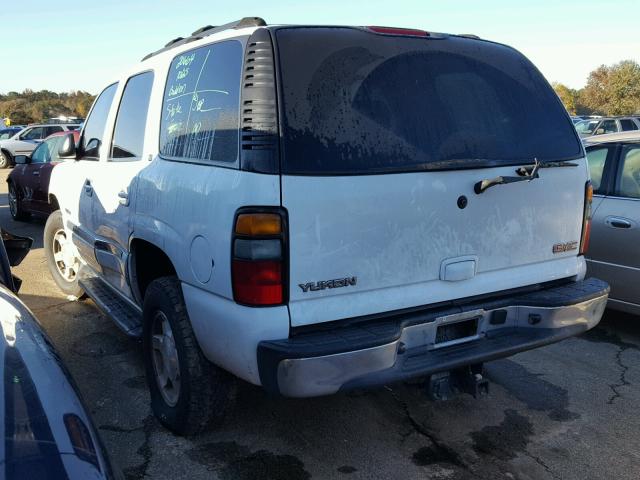 1GKEC13TX5J140622 - 2005 GMC YUKON WHITE photo 3