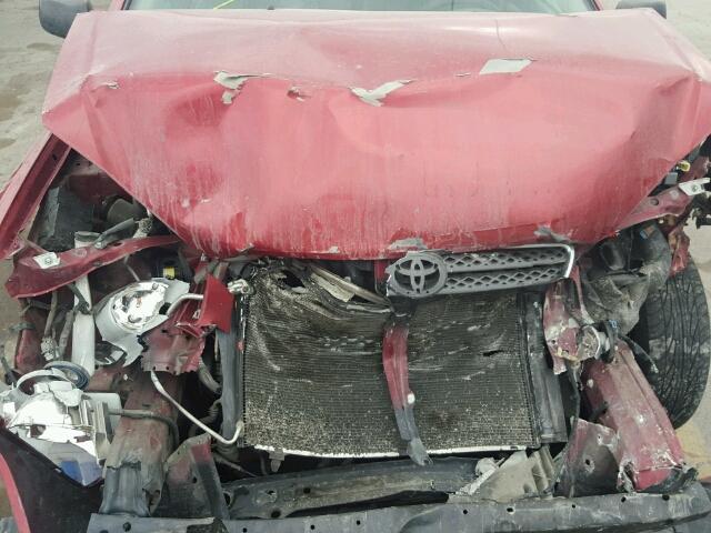 1NXBR32E35Z467806 - 2005 TOYOTA COROLLA CE RED photo 7