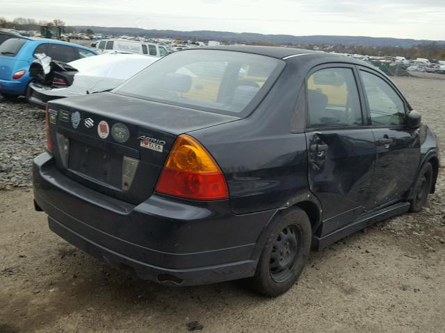 JS2RA41S825102105 - 2002 SUZUKI AERIO S BLACK photo 4