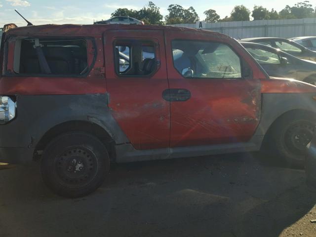 5J6YH18345L003533 - 2005 HONDA ELEMENT LX ORANGE photo 9