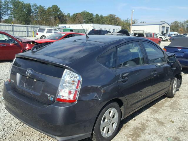 JTDKB20U083346478 - 2008 TOYOTA PRIUS GRAY photo 4