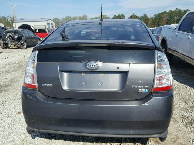 JTDKB20U083346478 - 2008 TOYOTA PRIUS GRAY photo 9