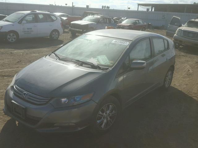 JHMZE2H7XAS011680 - 2010 HONDA INSIGHT EX GRAY photo 2