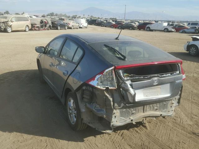 JHMZE2H7XAS011680 - 2010 HONDA INSIGHT EX GRAY photo 3