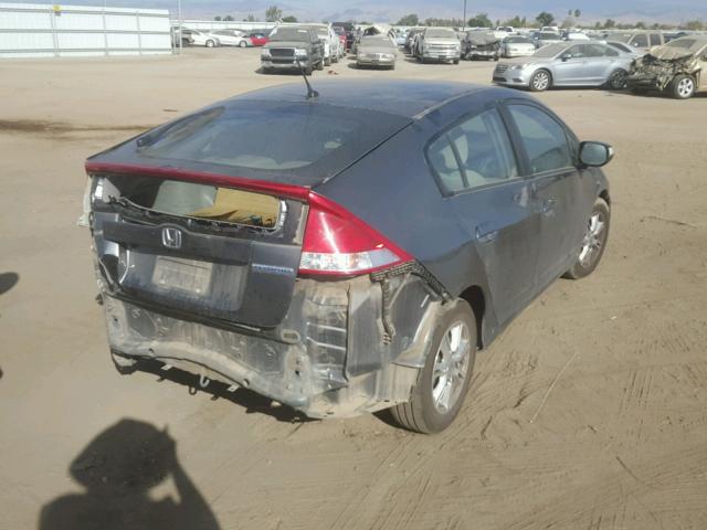 JHMZE2H7XAS011680 - 2010 HONDA INSIGHT EX GRAY photo 4