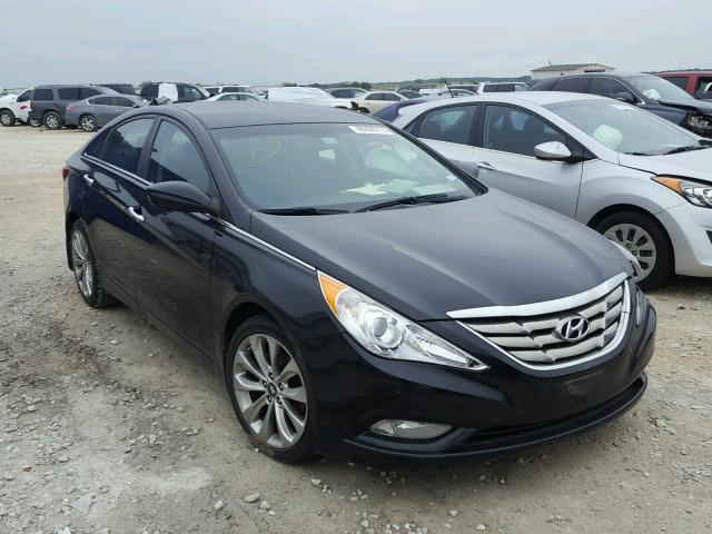 5NPEC4AC2CH463942 - 2012 HYUNDAI SONATA SE BLACK photo 1