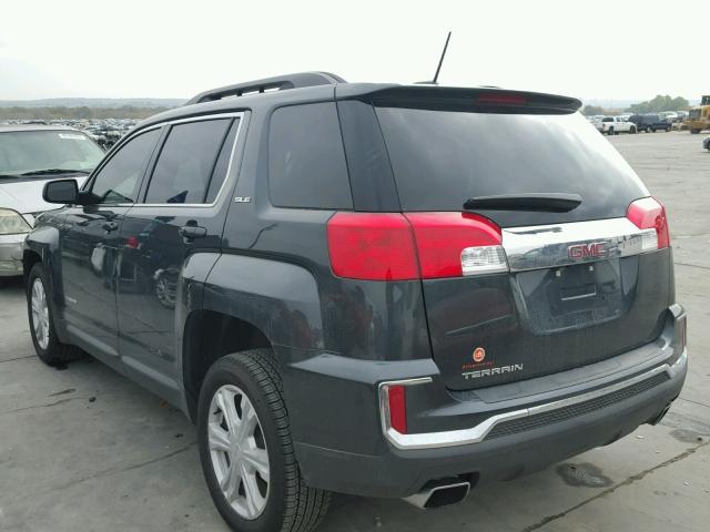 2GKFLNE36H6238153 - 2017 GMC TERRAIN SL CHARCOAL photo 3