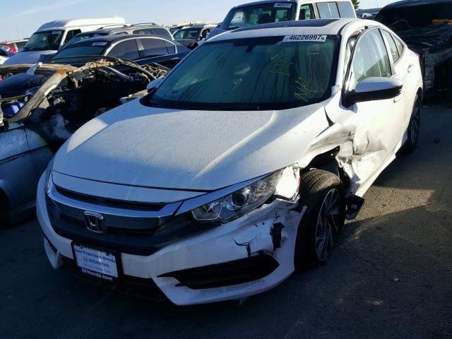 19XFC2F77HE227092 - 2017 HONDA CIVIC EX WHITE photo 2