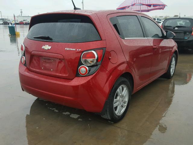 1G1JC6SH2E4136253 - 2014 CHEVROLET SONIC LT SILVER photo 4