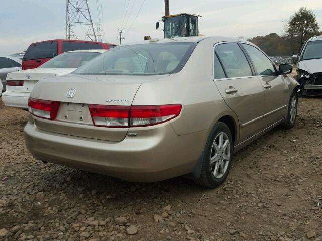 1HGCM66554A008281 - 2004 HONDA ACCORD EX BEIGE photo 4