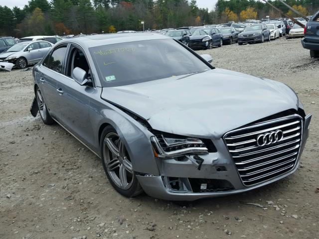 WAUAVAFD4BN027744 - 2011 AUDI A8 QUATTRO GRAY photo 1