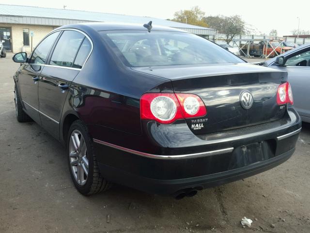 WVWEK73C88P086773 - 2008 VOLKSWAGEN PASSAT LUX BLACK photo 3