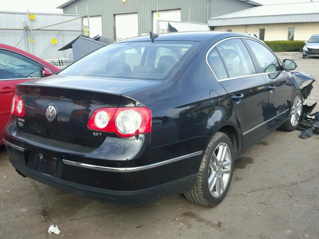 WVWEK73C88P086773 - 2008 VOLKSWAGEN PASSAT LUX BLACK photo 4
