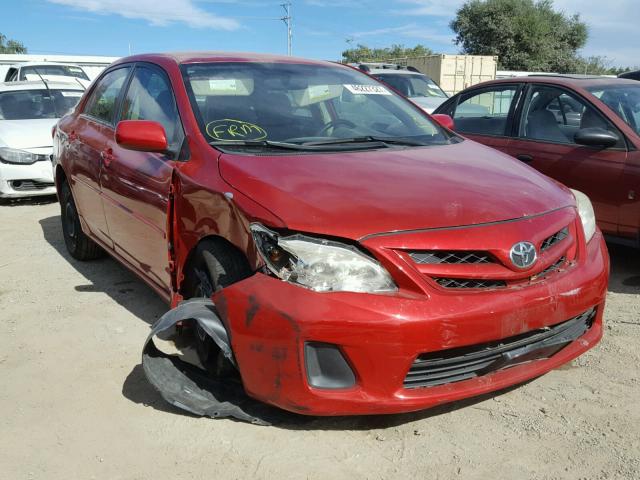 JTDBU4EE7B9162375 - 2011 TOYOTA COROLLA BA RED photo 1