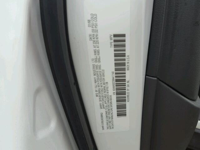 4S4WX92D384417140 - 2008 SUBARU TRIBECA LI 白色 照片 10