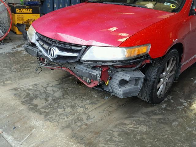 JH4CL96827C007299 - 2007 ACURA TSX RED photo 10