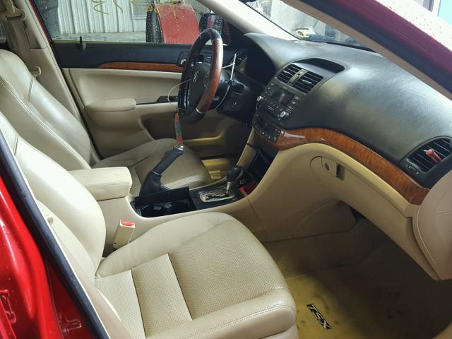 JH4CL96827C007299 - 2007 ACURA TSX RED photo 5