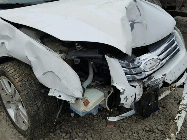 3FAHP08197R143816 - 2007 FORD FUSION SEL WHITE photo 9