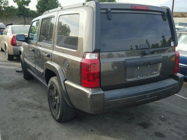 1J8HH48K06C349247 - 2006 JEEP COMMANDER ნაცრისფერი ფოტო 3