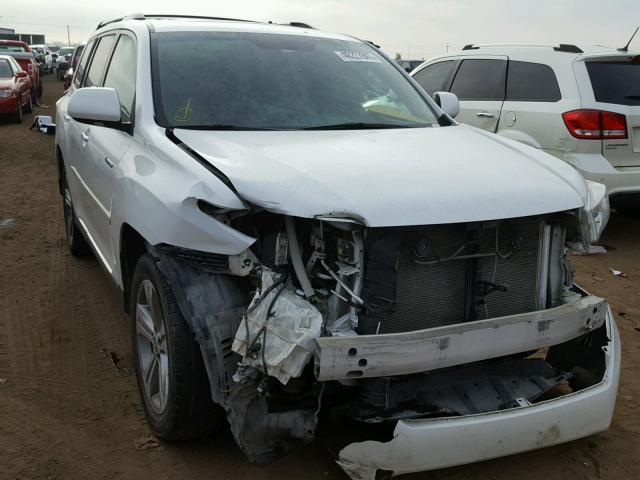 5TDDK3EH0BS078970 - 2011 TOYOTA HIGHLANDER WHITE photo 1