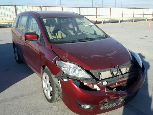 JM1CR2W31A0383593 - 2010 MAZDA 5 RED photo 1