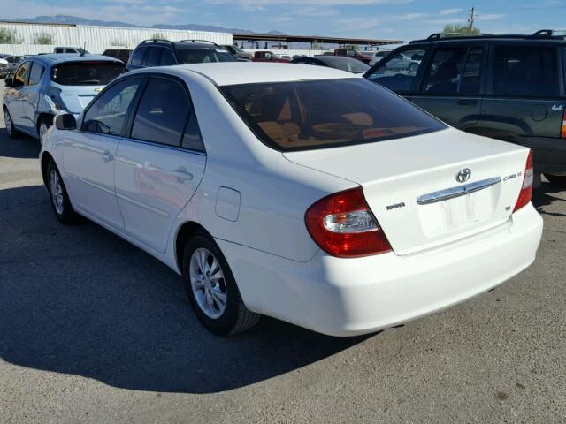 4T1BF32K94U065401 - 2004 TOYOTA CAMRY LE WHITE photo 3