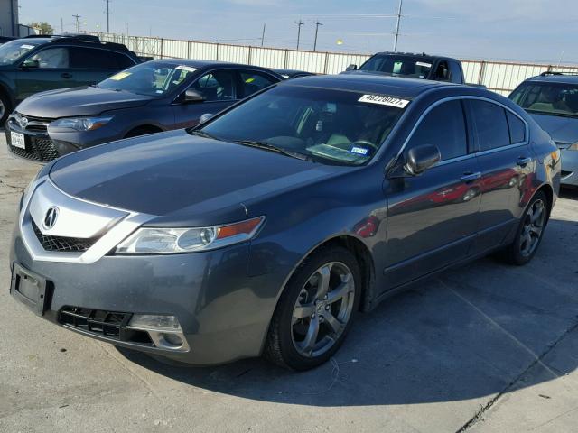 19UUA9F59AA009749 - 2010 ACURA TL SILVER photo 2